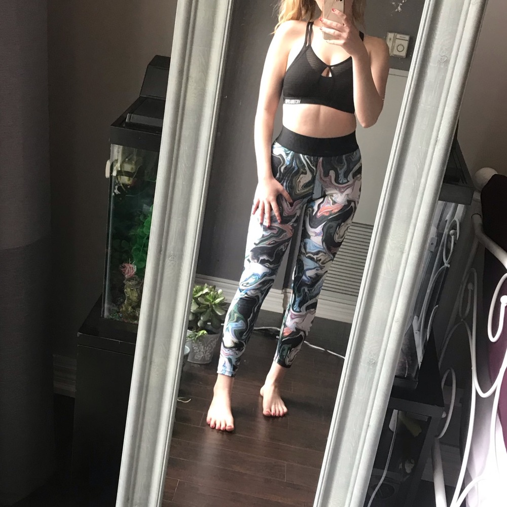 Nike thick marbel abstract workout legging - Picture 8 of 12